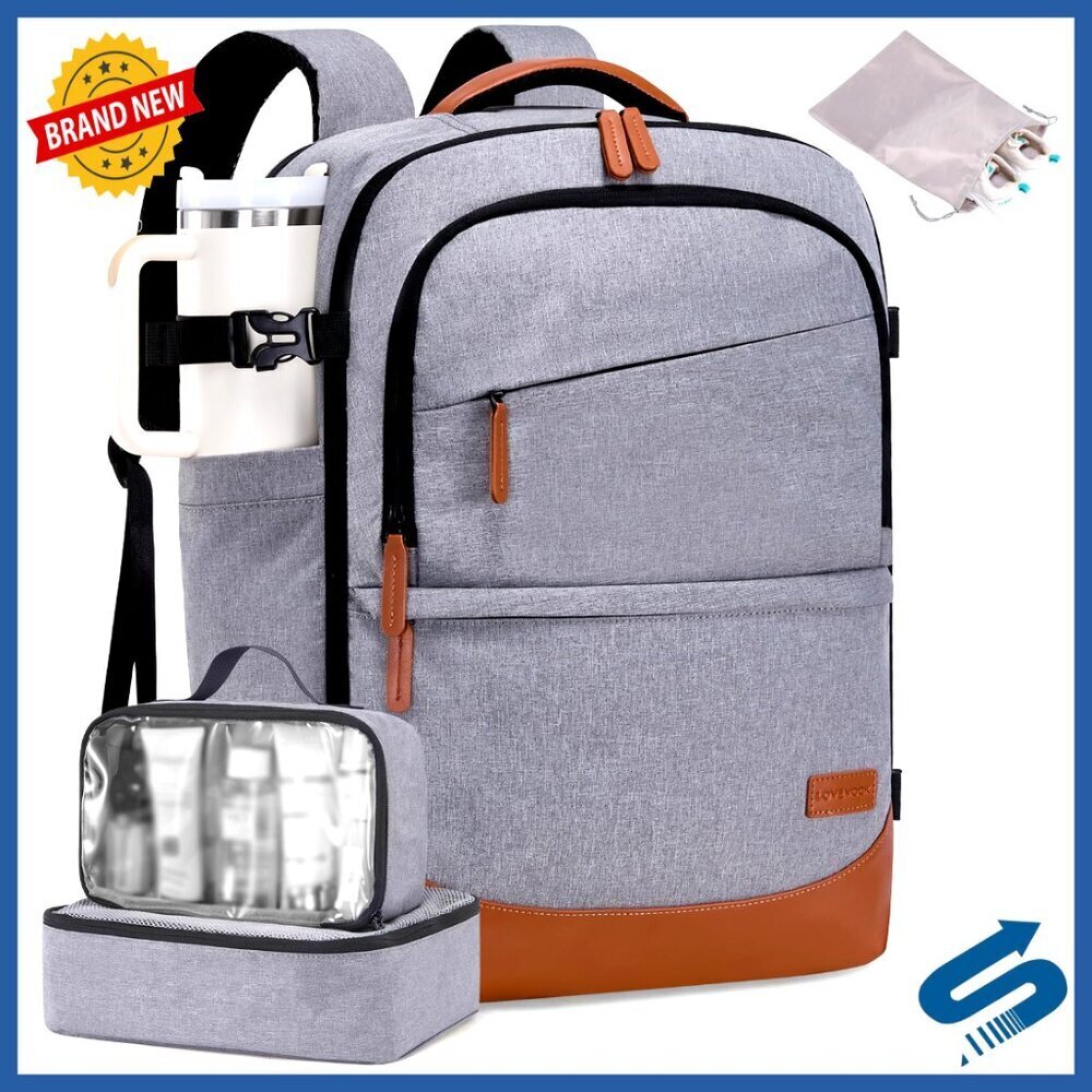Large Travel Backpack 40L Carry On Airline Approved Laptop Business Weekender